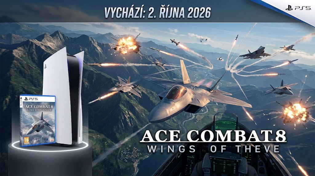 nejlepší bojový letecký simulátor na PS5 - Ace Combat 8