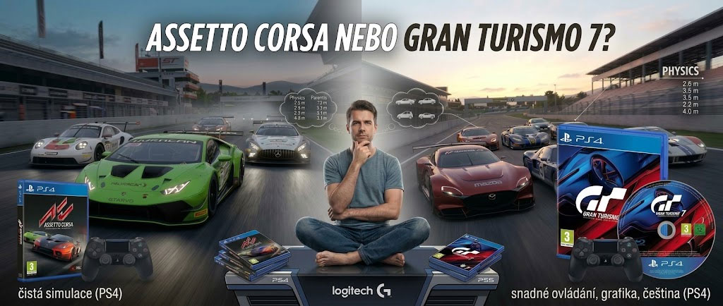 Asseto Corsa nebo Gran Turismo 7?