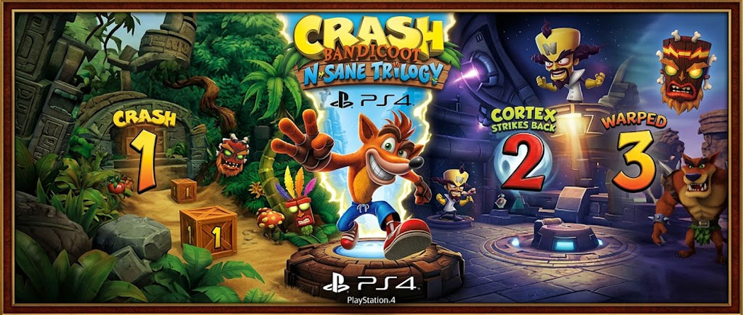 Crash Bandicoot N Sane Trilogy PS4 hra