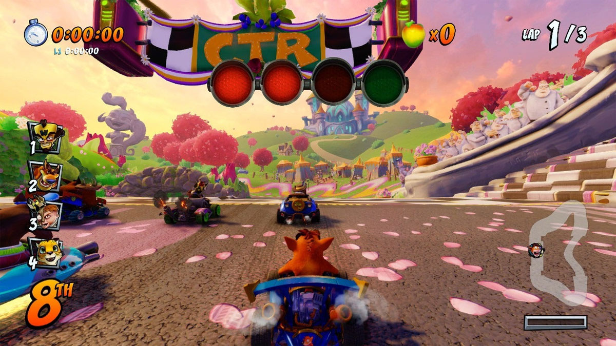 Crash Team Racing Nitro Fueled PS4 hra