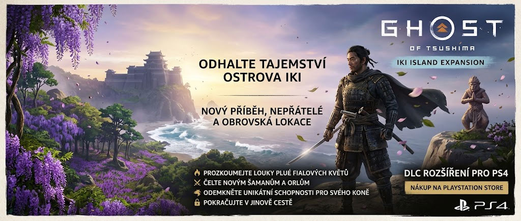 do hry Ghost of Tsushima jsou bezplatná i placené DLC rozšíření do hry Ghost of Tsushima jsou bezplatná i placené DLC rozšíření