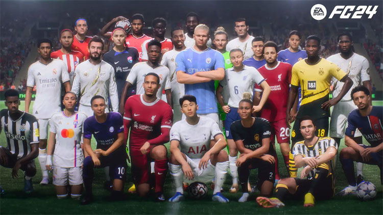EA Sports FC 24 na Playstation 4 je nový fotbal nahrazující dřívější ukončenou FIFU