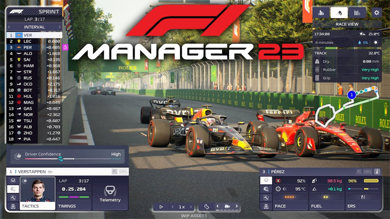 F1 Manager 23 hra na PS4