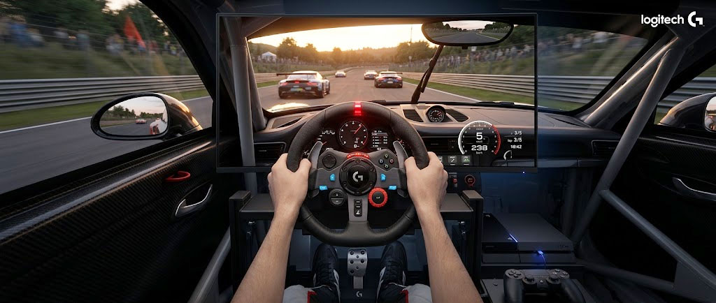 GT7 PS4 hra má skvělou podporu hraní na volantech GT7 PS4 hra má skvělou podporu hraní na volantech