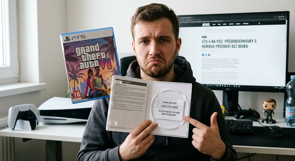 GTA 6 bez disku je zklamání GTA 6 bez disku je zklamání