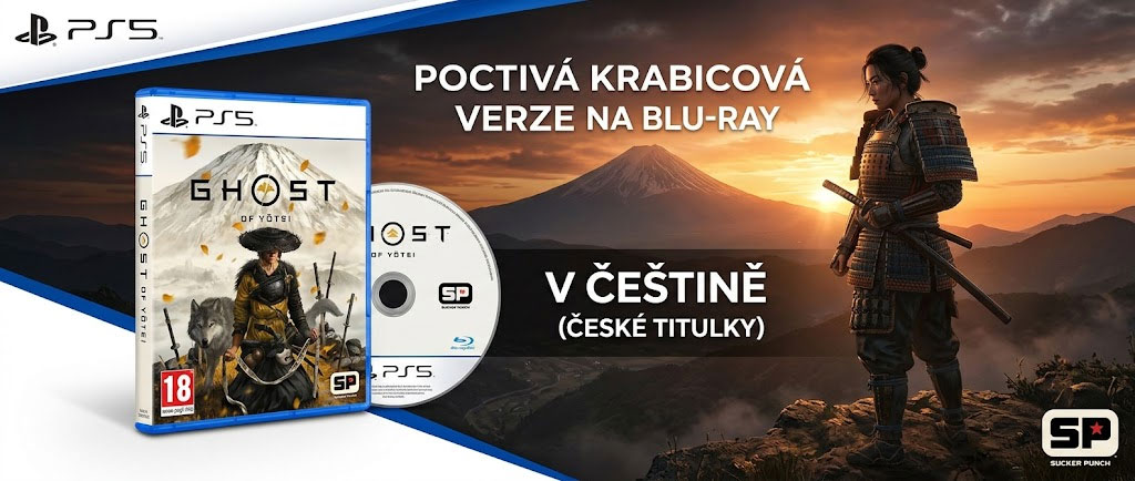 Ghost of Yotei PS5 hra v krabicové verzi Ghost of Yotei PS5 hra v krabicové verzi