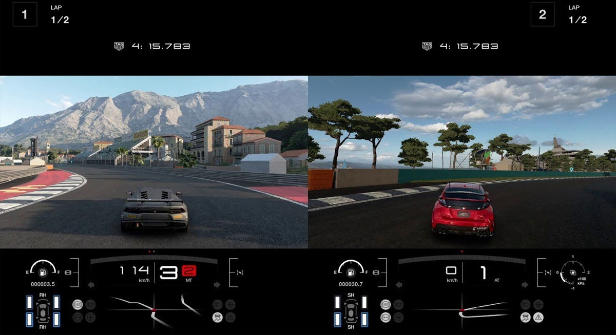 Gran Turismo 7 PS4 podporuje hraní ve dvou hráčích Gran Turismo 7 PS4 podporuje hraní ve dvou hráčích