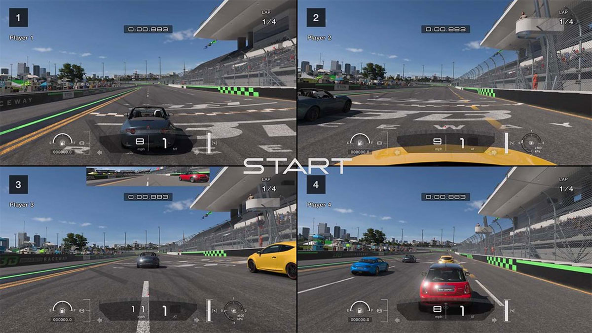 Gran Turismo 7 PS5 podporuje hraní ve 4 hráčích na jedné obrazovce Gran Turismo 7 PS5 podporuje hraní ve 4 hráčích na jedné obrazovce