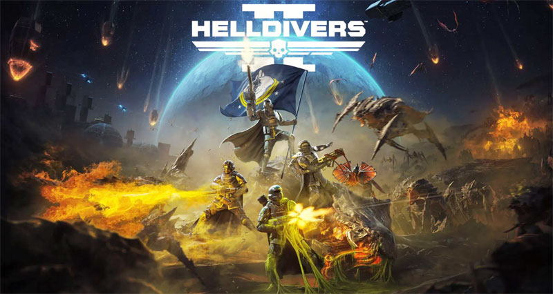 hra Helldivers 2 na Playstation 5