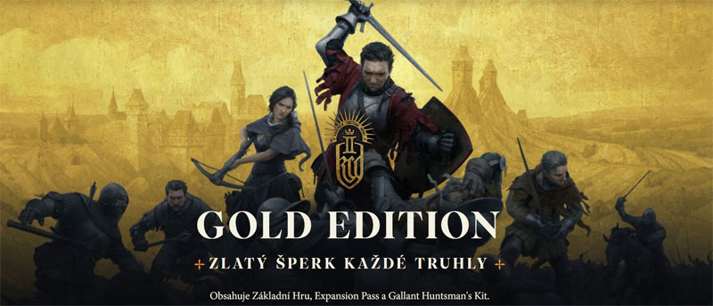 Gold edice PS5 hry Kingdom Come Deliverance 2 na Playstation 5 s českým dabingem Gold edice PS5 hry Kingdom Come Deliverance 2 na Playstation 5 s českým dabingem