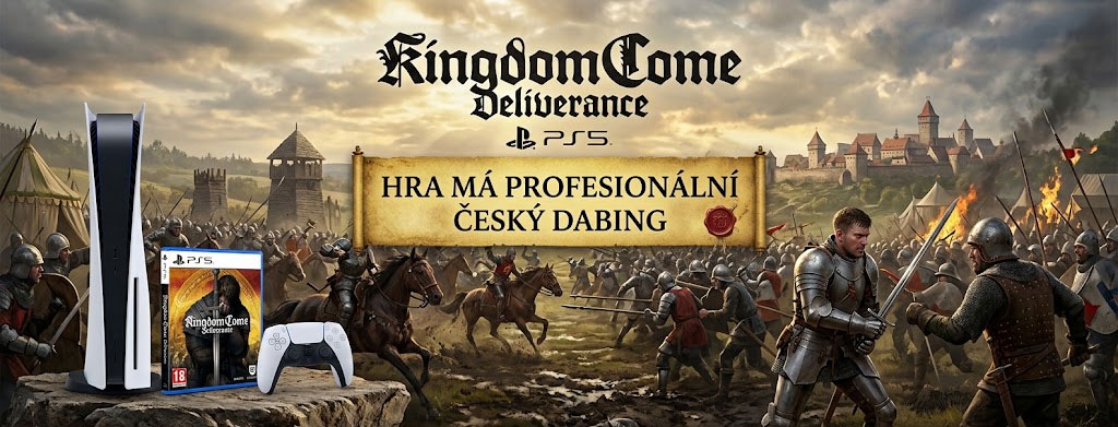 Kingdom Come Deliverance PS5 hra s českým dabingem