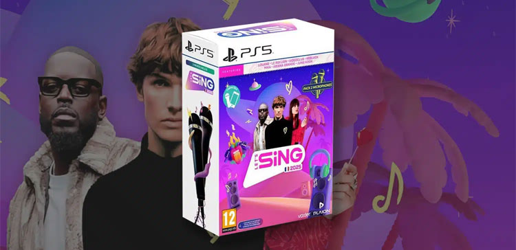 Let’s Sing 2025 PS5 hra + 2 mikrofony na Playstation 5 Let’s Sing 2025 PS5 hra + 2 mikrofony na Playstation 5