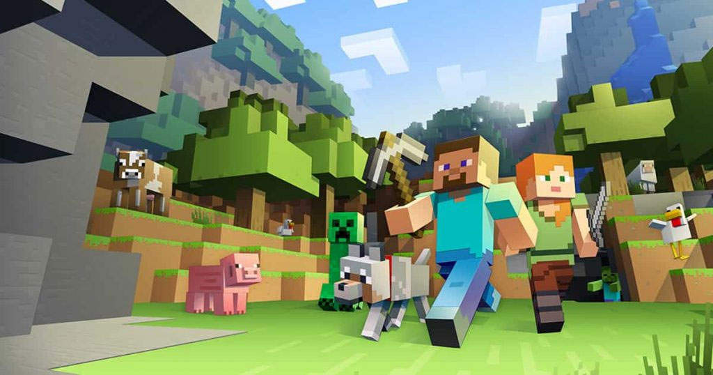 Minecraft je nejlepší hra na PS4 pro děti