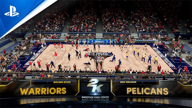 NBA 2K21 nový basket na Playstation 5