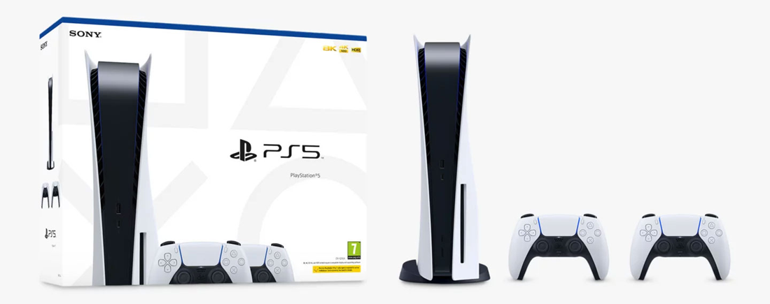 první Playstation 5 s optickou mechanikou měl 825GB SSD úložiště