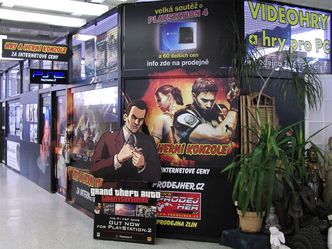 prodejna Playstation a PC her na Prioru