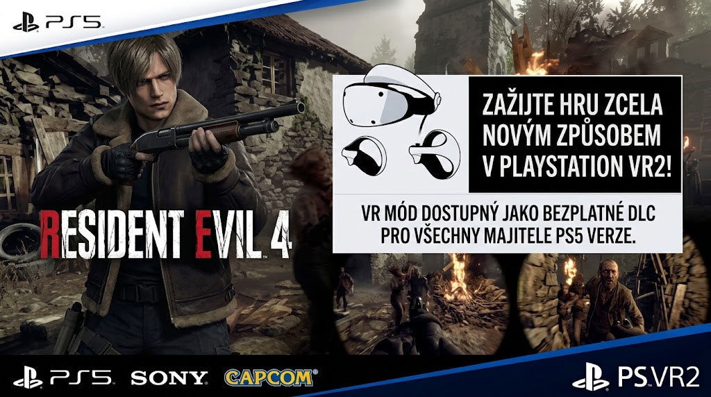 Resident Evil 4 Remake PS5 hra s podporou Playstation VR2