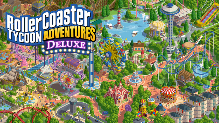 RollerCoaster Tycoon Adventures PS4 hra