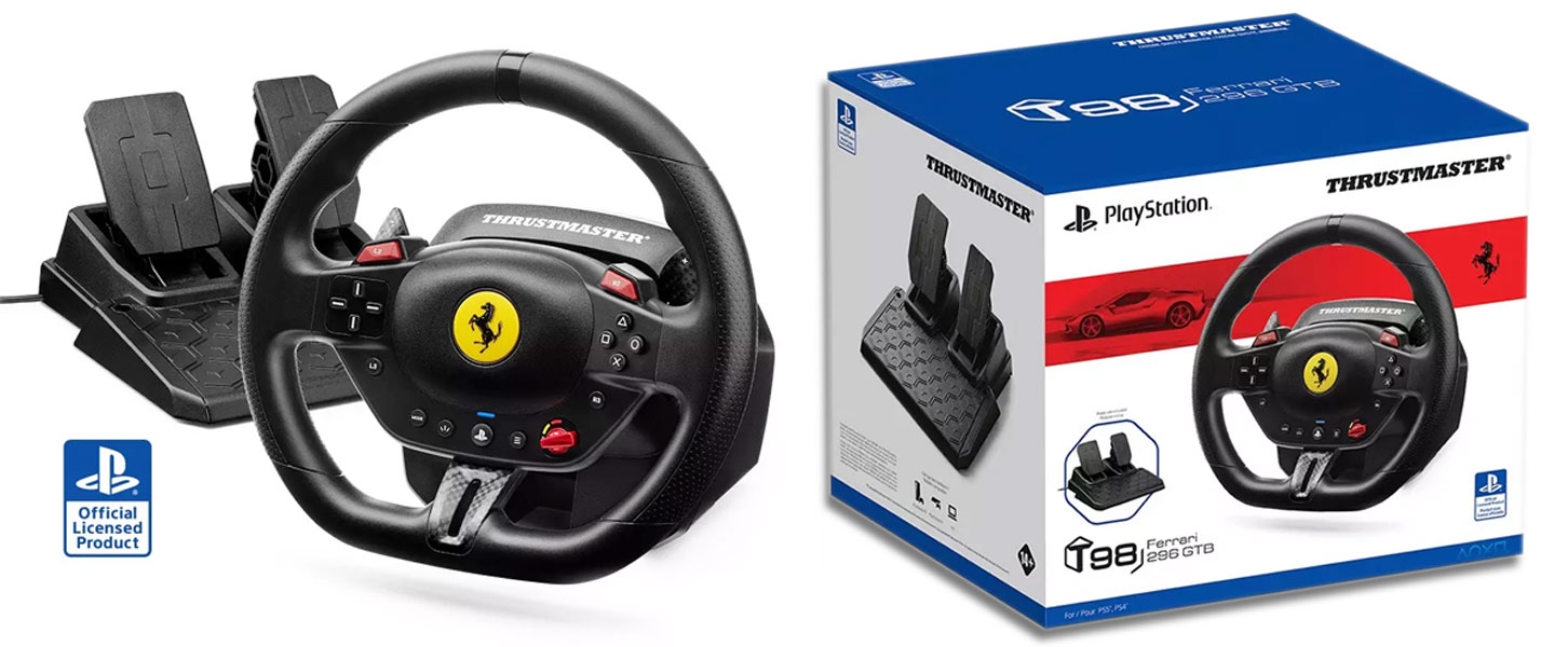 PS4 volant Ferrari - cenově dostupný volant pro Playstation 4