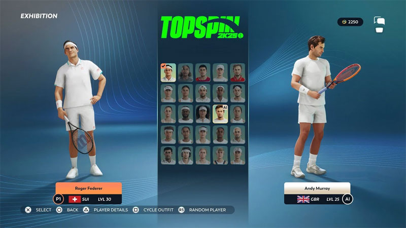 TopSpin 2K25 - hra na Playstation 5 - tenis s českými titulky