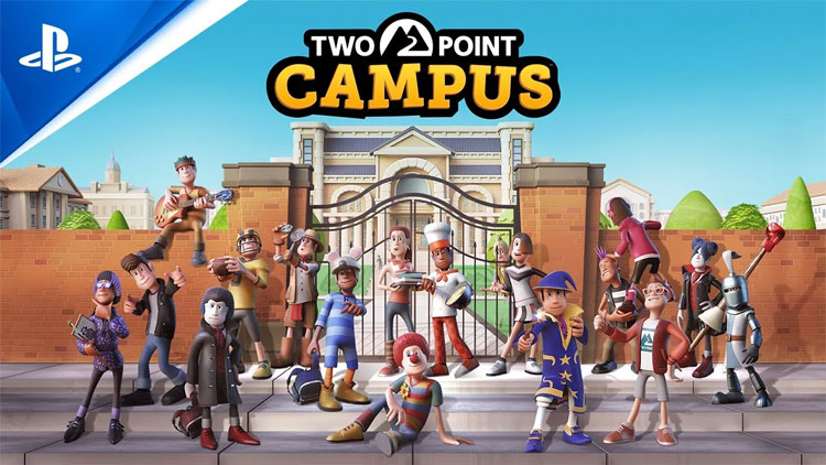 Two Point Campus hra na PS4 Two Point Campus hra na PS4