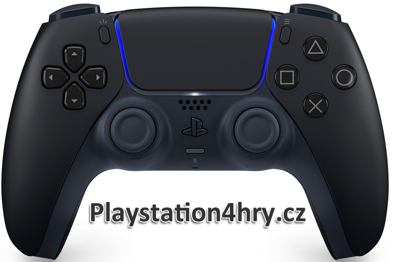 černý Dualsense ovladač na Playstation 5