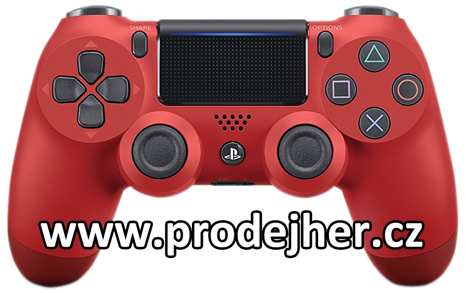 sony dualshock 4 v2 červený ovladač dualshock 4 červený ovladač v2 (lávově červená)