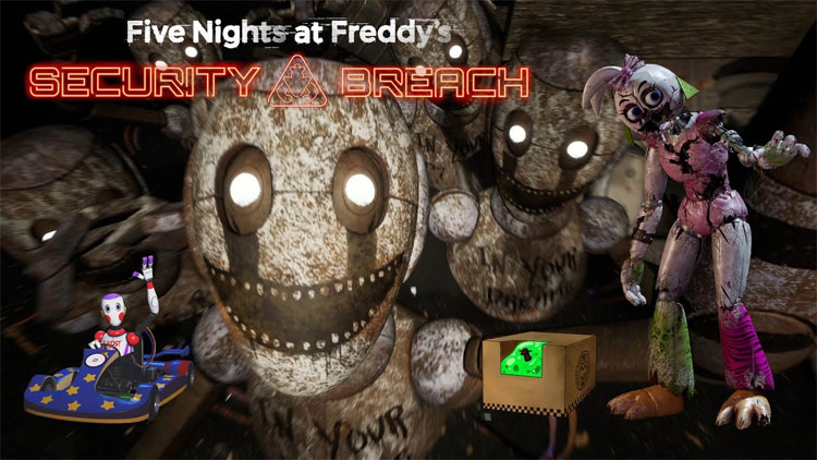 Five Nights at Freddys Security Breach PS4 hra Five Nights at Freddys Security Breach PS4 hra
