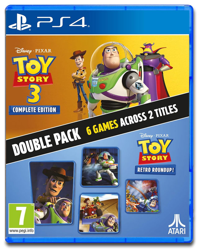 Toy Story 3 Complete Edition Double Pack + Retro Roundup PS4