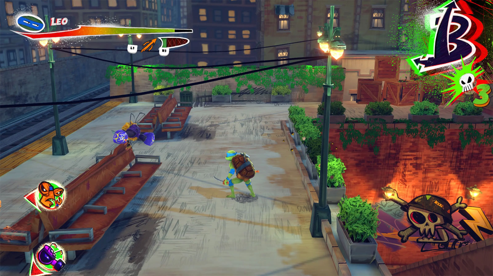 Teenage Mutant Ninja Turtles: Mutants Unleashed PS4