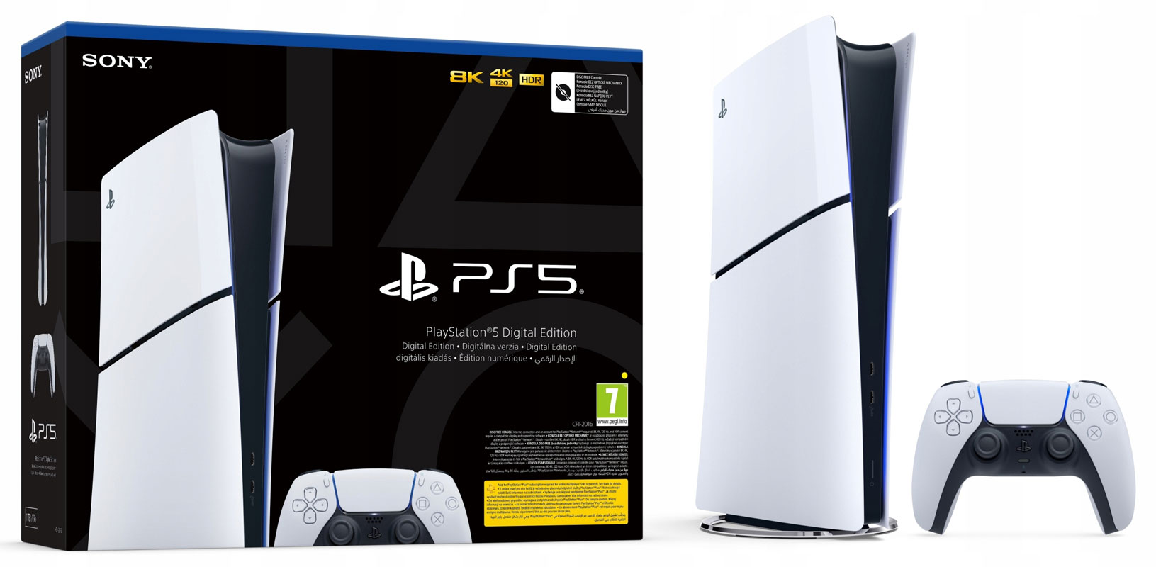 Sony Playstation 5 Slim 825GB SSD (digital edition) + PS5 hra zdarma