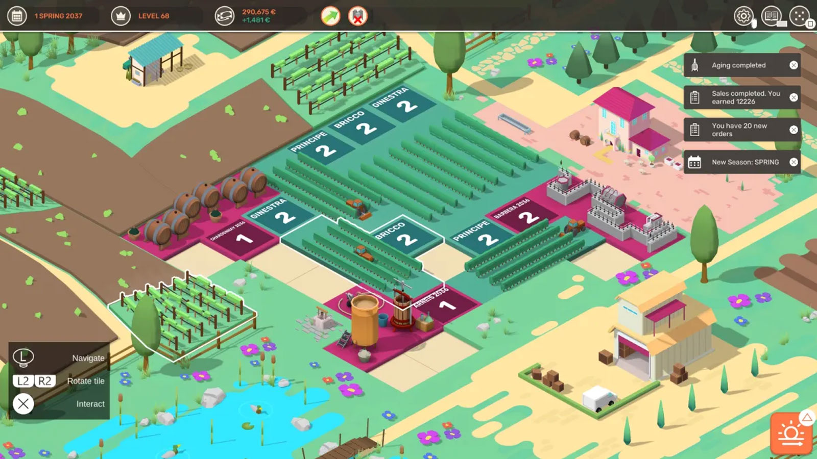 Hundred Days - Winemaking Simulator PS5