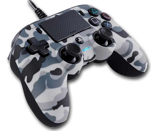 Ovladač na PS4 - wired army grey cammo
