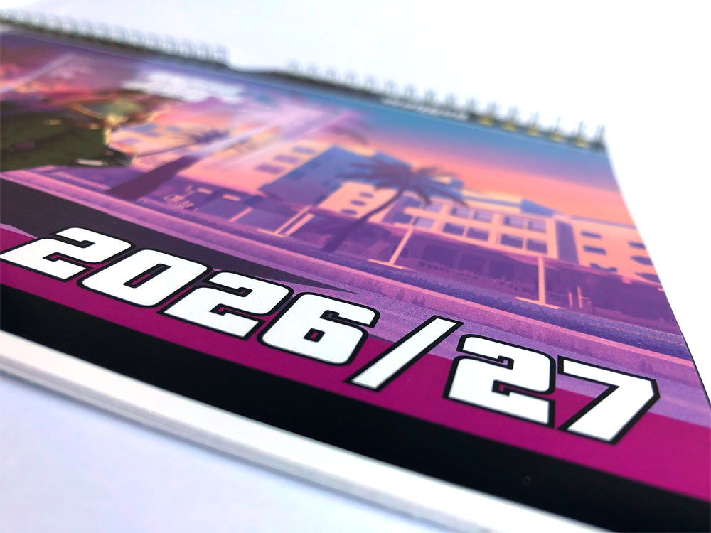 GTA 6 fotokalendář (2027) – 15 listů, křídový papír