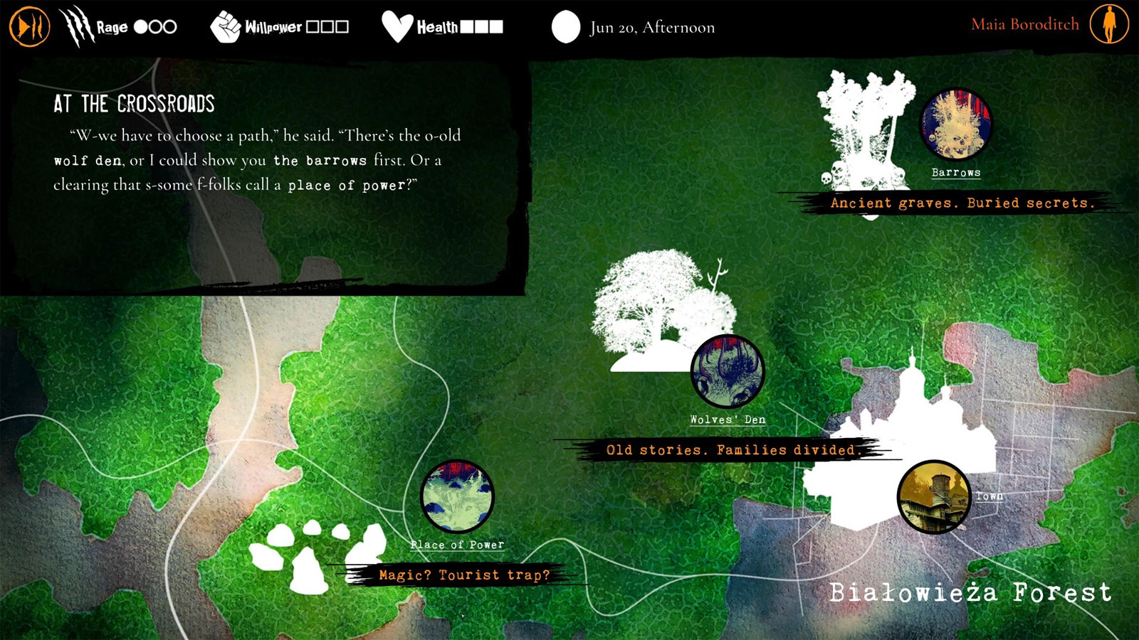 Werewolf The Apocalypse Heart of The Forest PS4