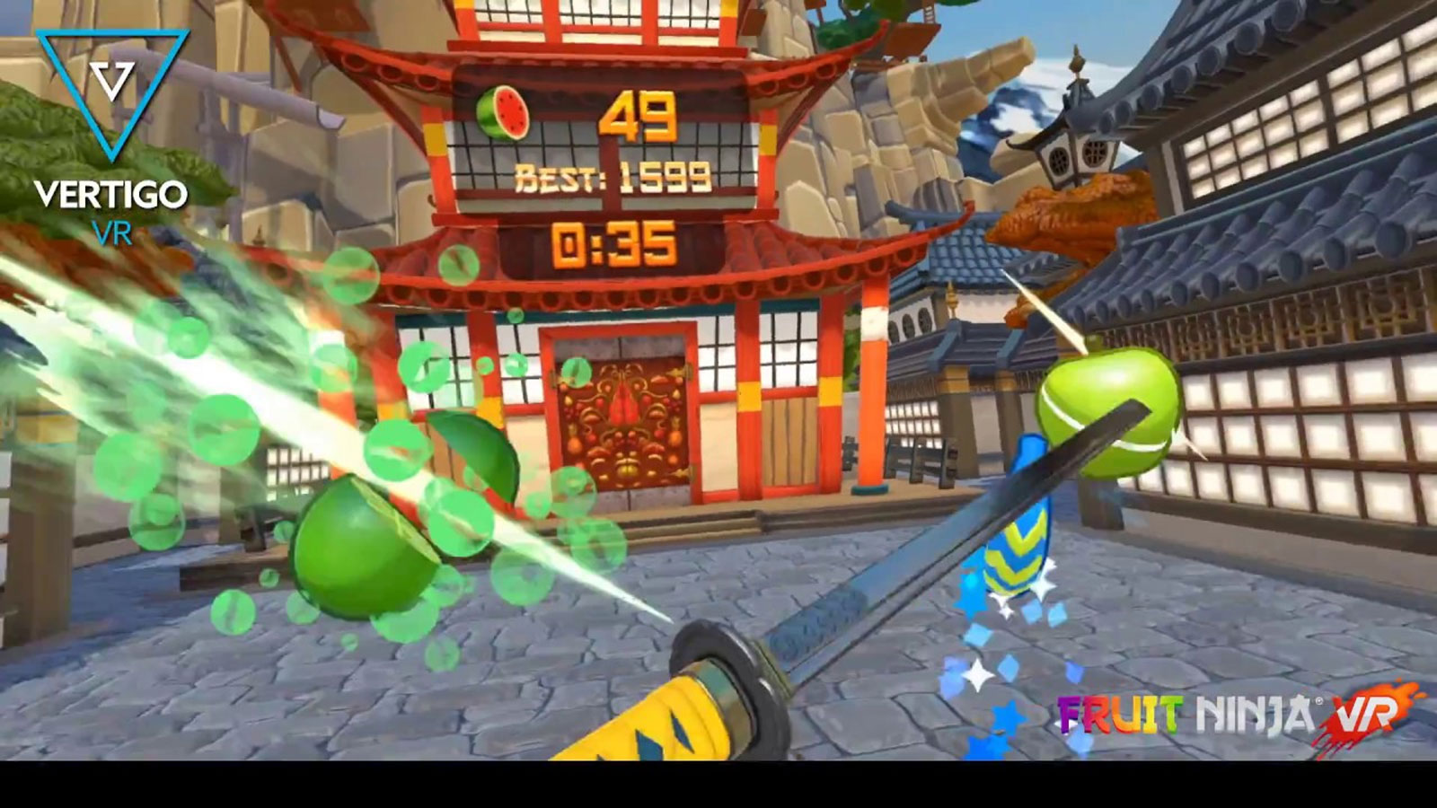 Fruit Ninja VR PS4 - vyžaduje Playstation VR