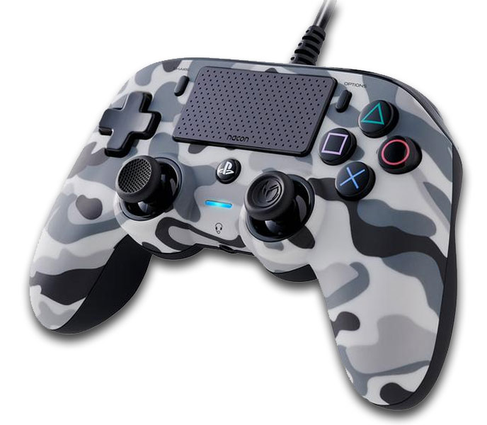 Ovladač na PS4 - wired army grey cammo