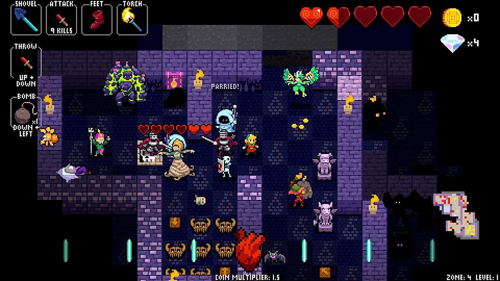 Crypt of the NecroDancer PS4