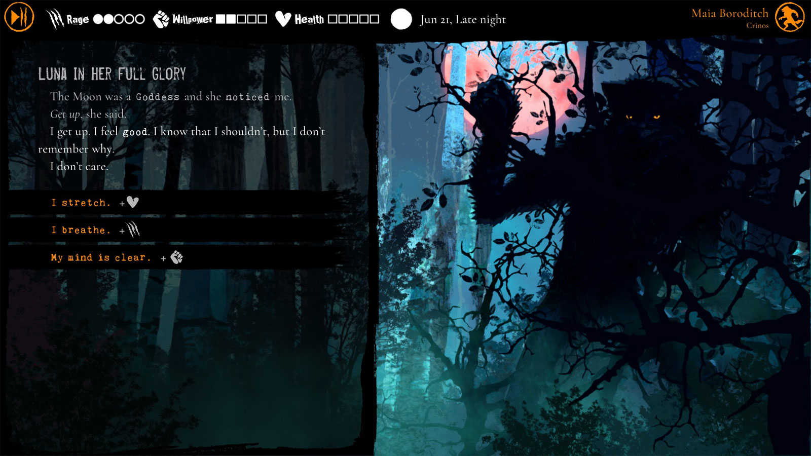 Werewolf The Apocalypse Heart of The Forest PS4