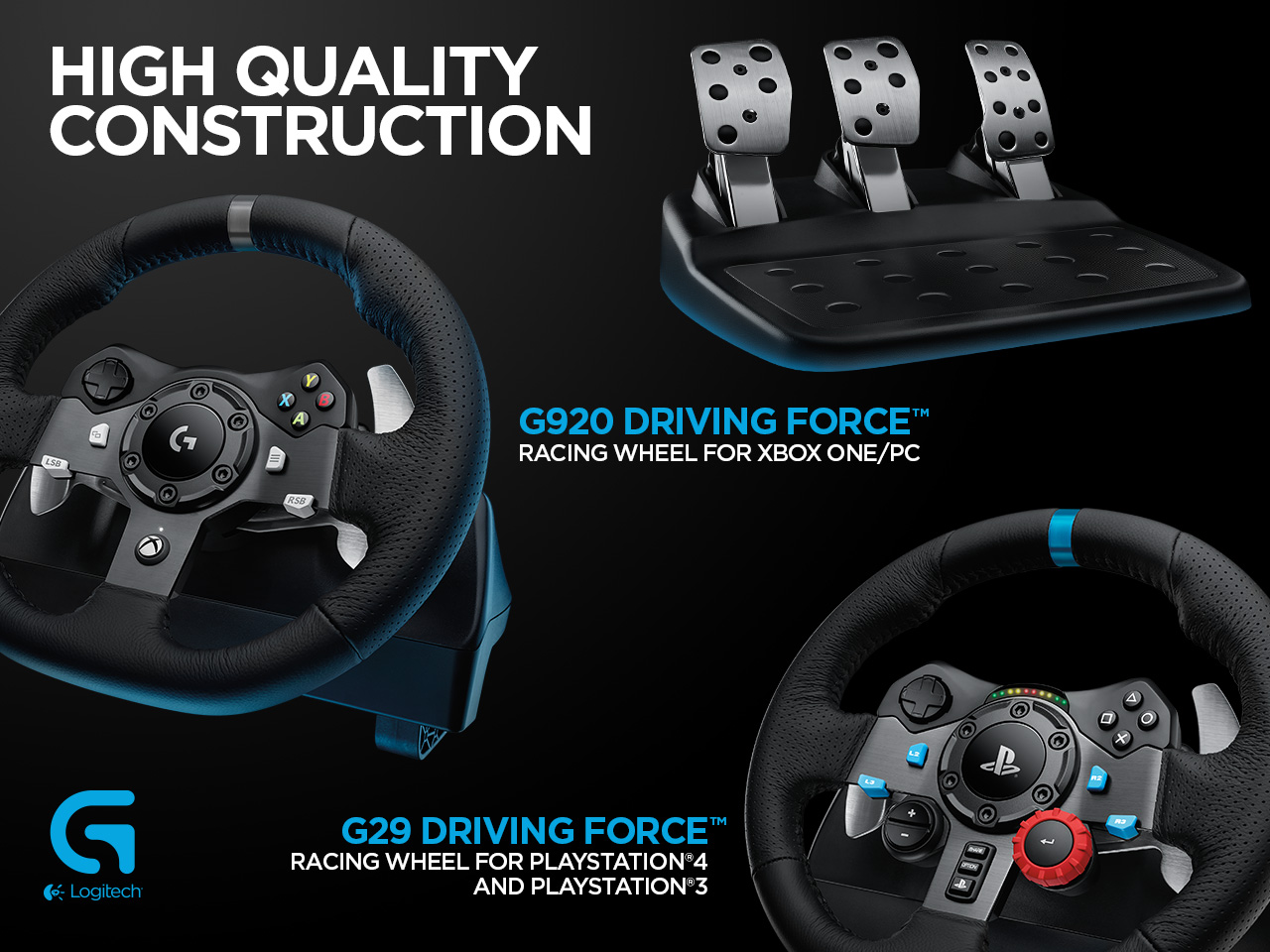 volant Logitech G29 Driving Force na PS4, PS5 a PC