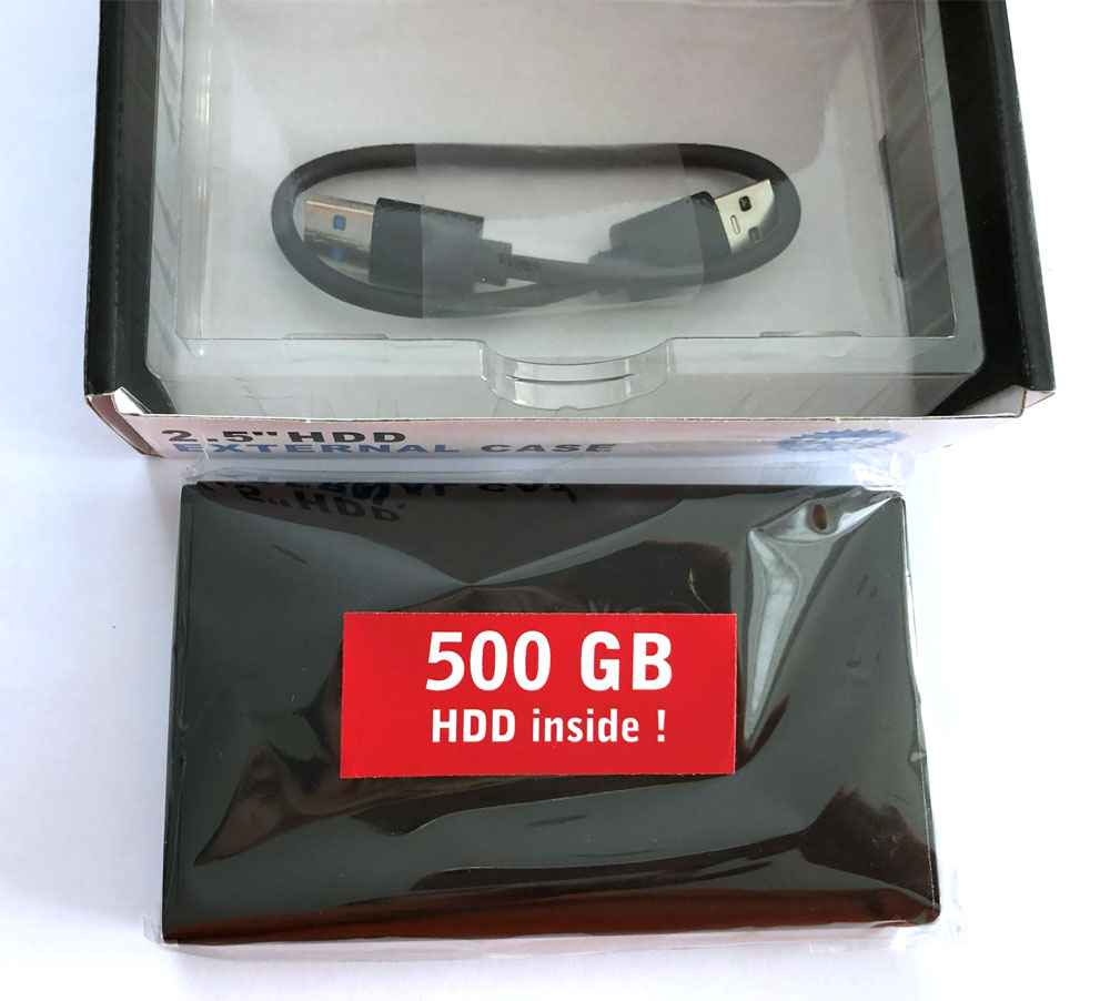 500 GB externí harddisk na Playstation 4 hry