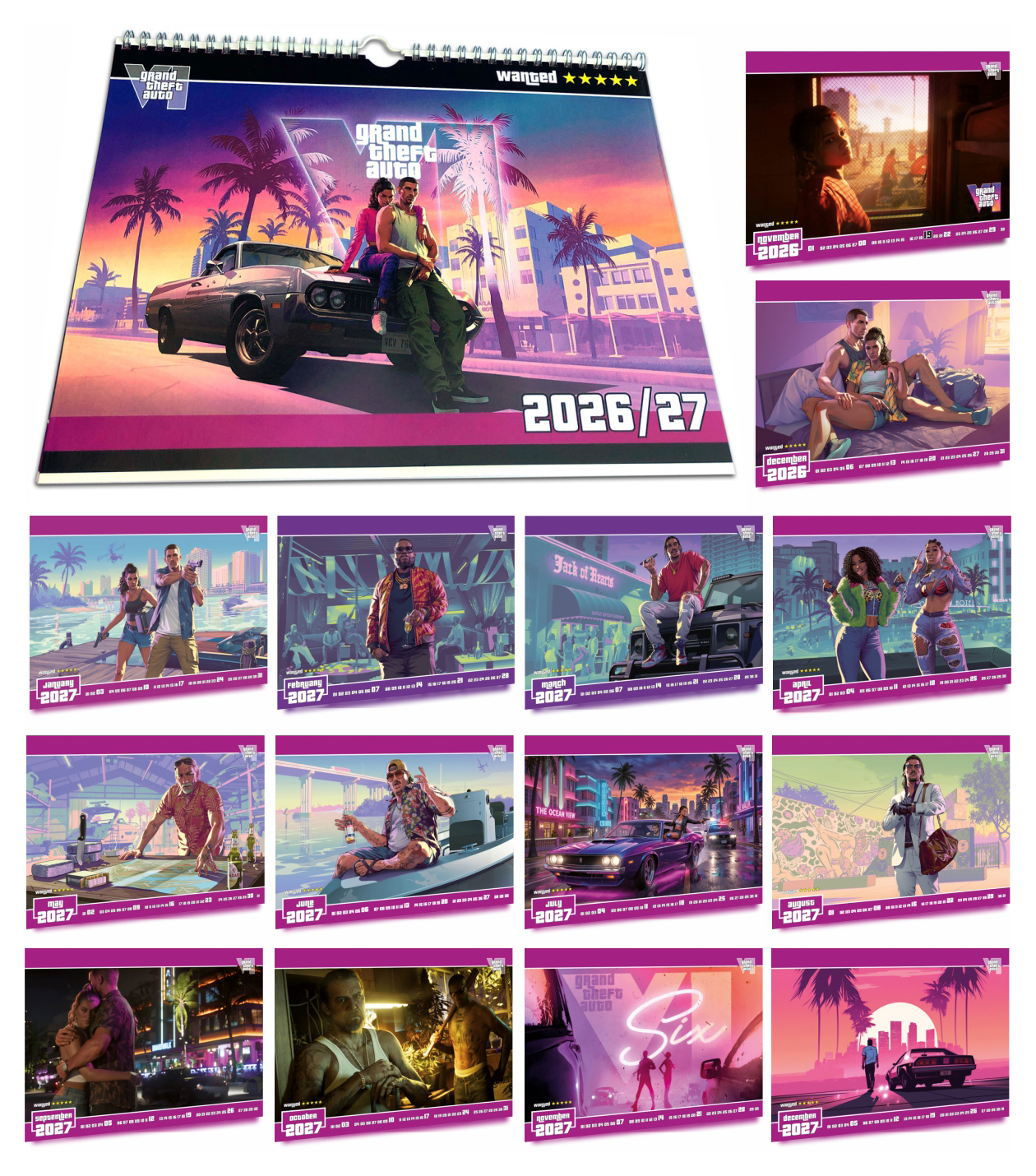 GTA 6 Xbox Series X/S hra + fotokalendář - předobjednávka