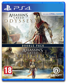 Assassins Creed Odyssey + Assassins Creed Origins PS4 CZ double pack