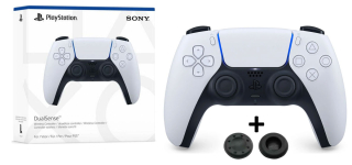 Sony Dualsense v3 + zdarma 2 ks ochranné kloboučky