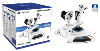 Letecký joystick Hotas 5 s oficiální Playstation 5 a PS4 licencí