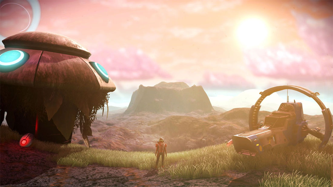 No Mans Sky Beyond hra na Playstation 4 s podporou Playstation VR
