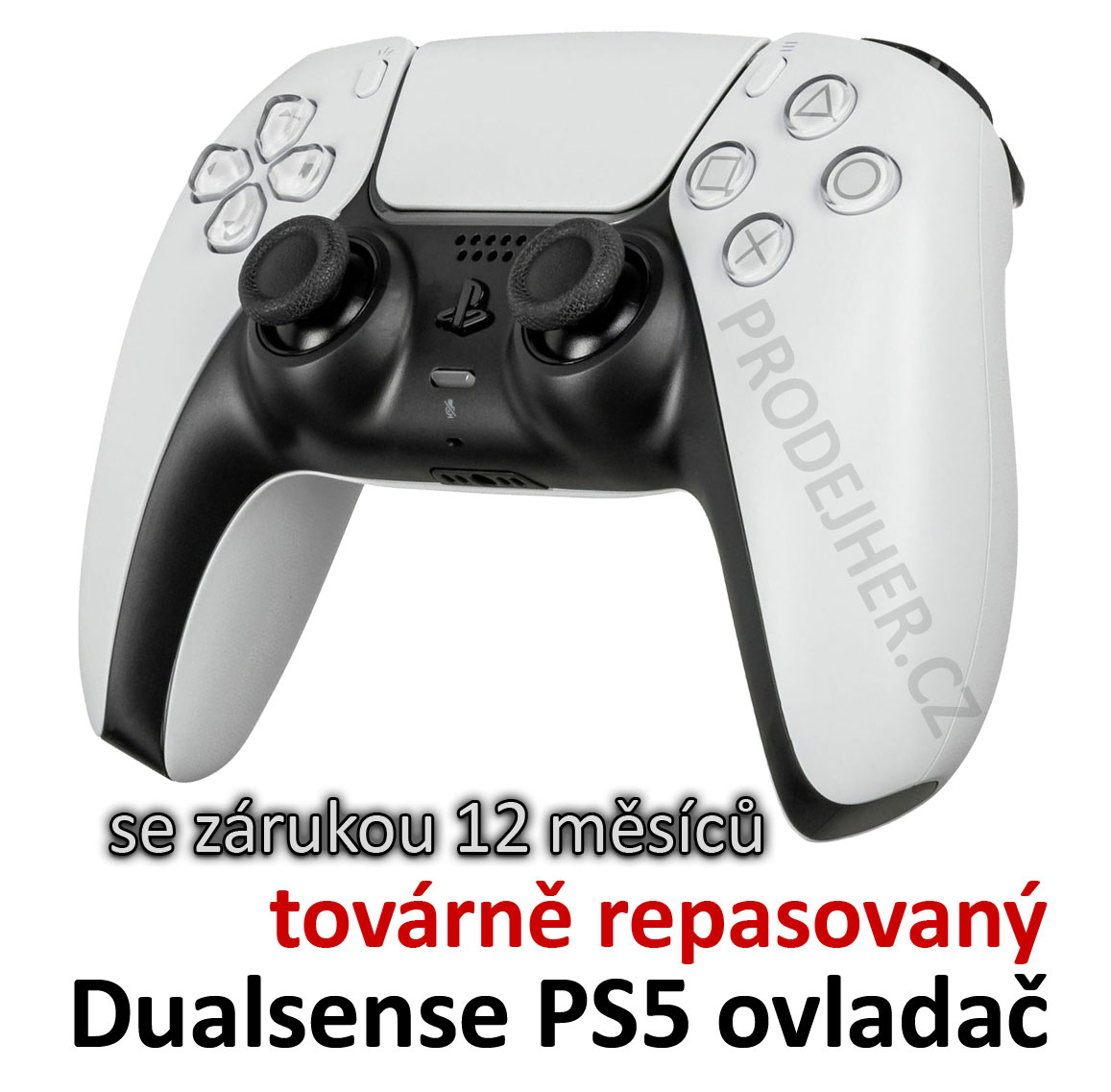 repasované Dualsense PS5 ovladače - novinka skladem v e-shopu