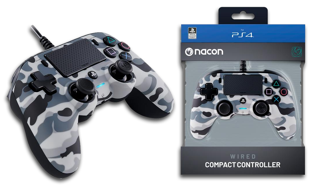 drátový ovladač na PS4 army grey cammo drátový ovladač na PS4 army grey cammo