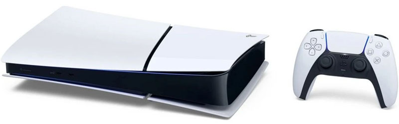 Sony PS5 Slim digital s 825GB SSD úložištěm a Dualsense bezdrátovým ovladačem (digital edition bez mechaniky) Sony PS5 Slim digital s 825GB SSD úložištěm a Dualsense bezdrátovým ovladačem (digital edition bez mechaniky)