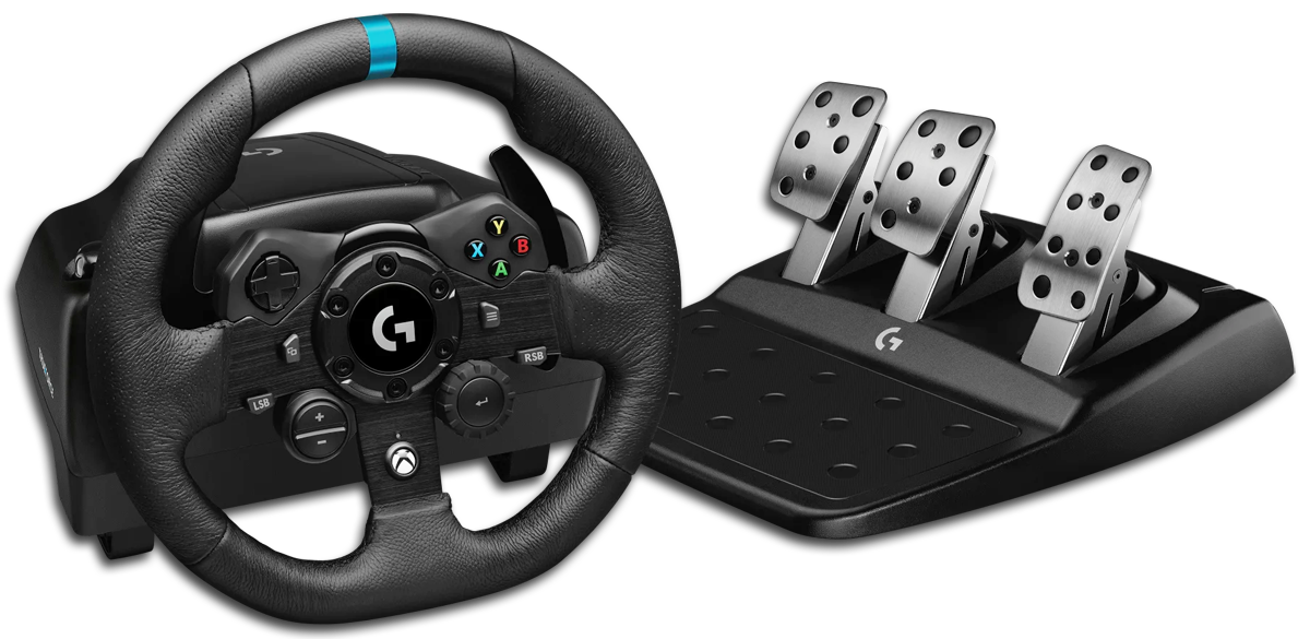 volant na PS5 s pedály - Logitech G923 volant na PS5 s pedály - Logitech G923